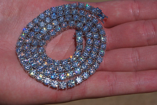 5mm Moissanite Tennis Chain