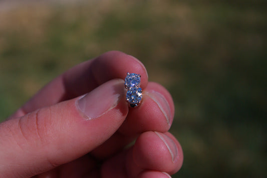5mm Moissanite Stud Earring