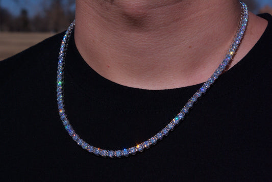 5mm Moissanite Tennis Chain